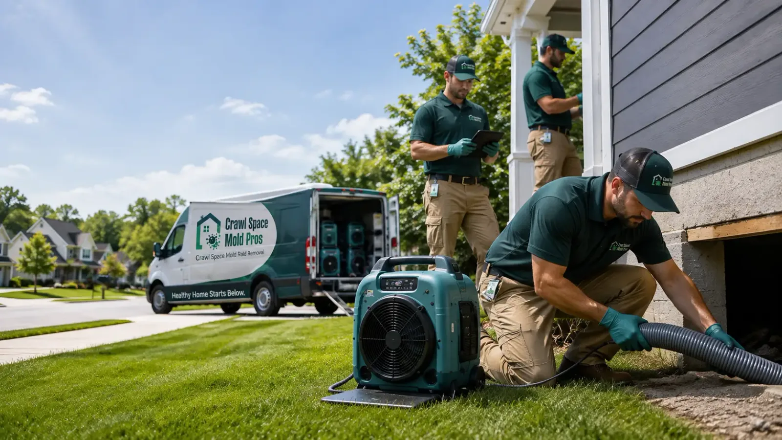 Crawl Space Mold Removal in Good Hope, IL